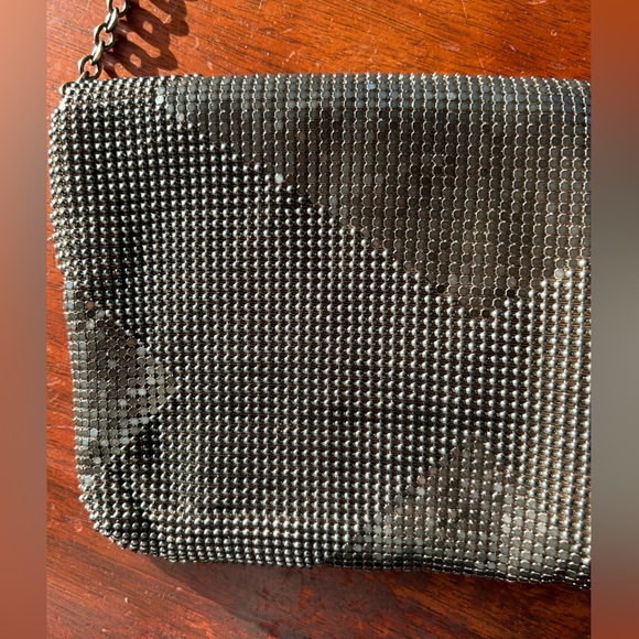 BCBGMAZRIA, metal chain clutch purse - Picture 10 of 11